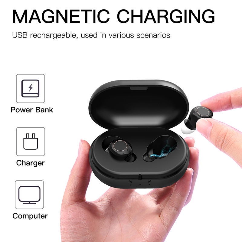 Máy Trợ Thính Không Dây Siêu Nhỏ Goodmi Gm-305 , Tai Nghe Trợ Thính Cảm Ứng