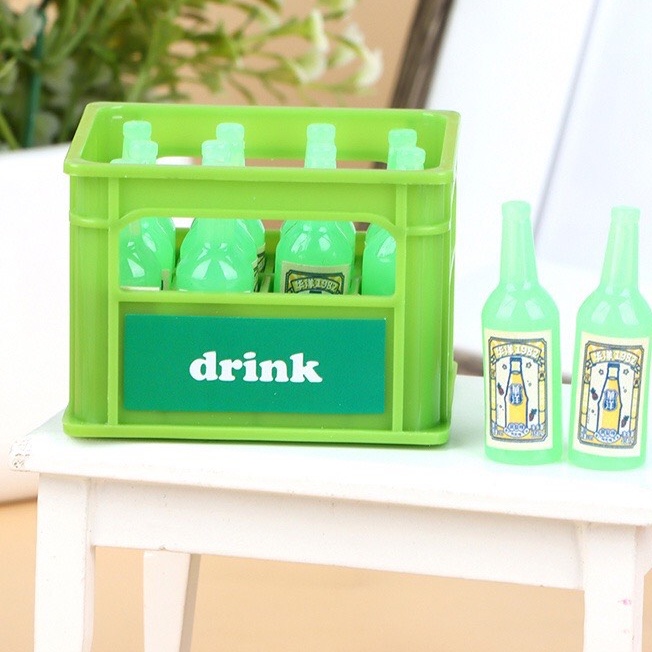 Mô Hình Thùng Bia Mini 1: 12 Dùng Để Trang Trí Nhà Búp Bê / Quán Bar