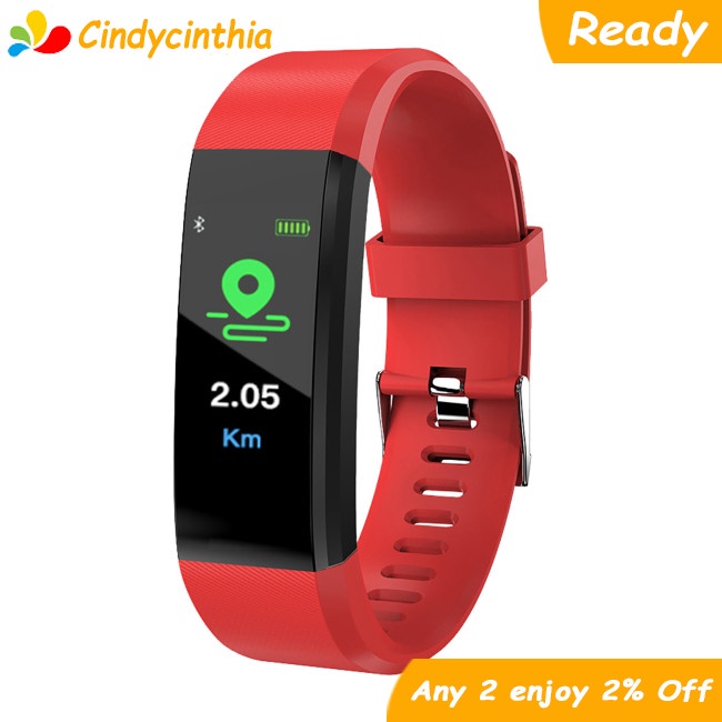 Cici Đồng Hồ Thông Minh 115plus Chống Thấm Nước Màn Hình Cảm Ứng 0.96 inch