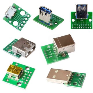 Bảng Mạch Chuyển Đổi micro mini usb2.0 3.0 Sang dip female b-type mike 5p