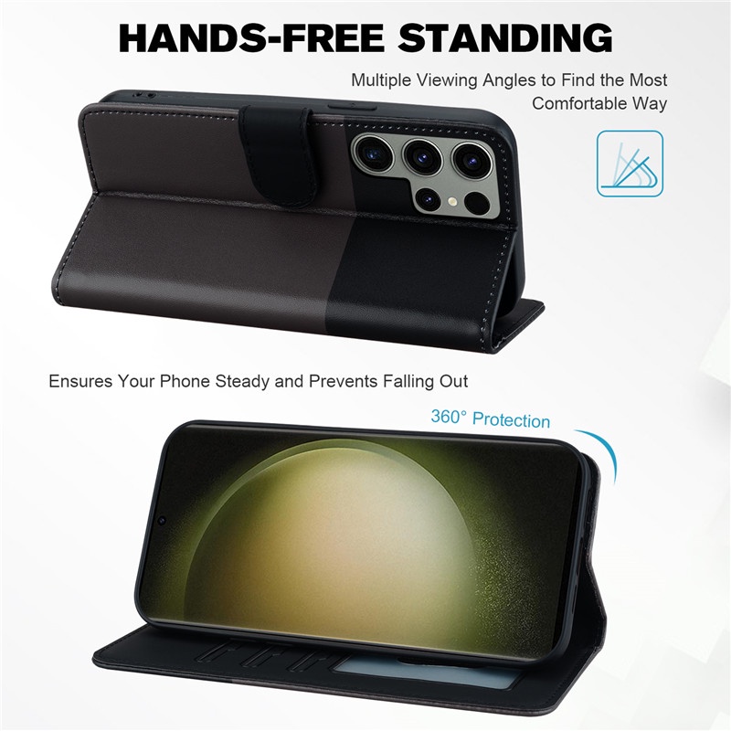 Phù Hợp Bao Da Điện Thoại Khóa Nam Châm Hình Thú Cưng Cho samsung s22 s23 ultra s23 fe s22 s23 plus