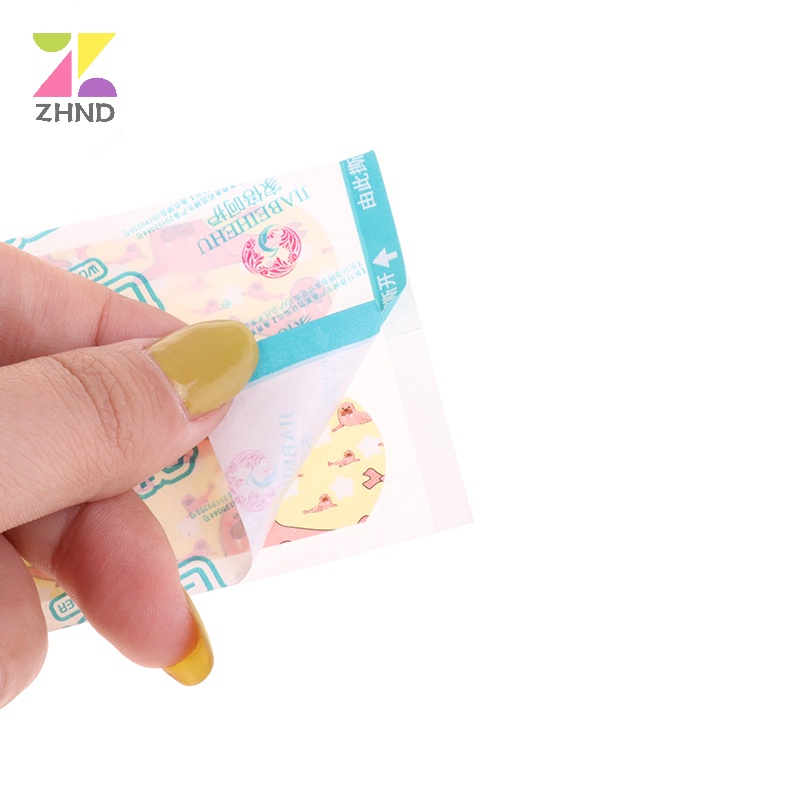 Set 120 Miếng Dán Hoạt Hình zhuzhengde Thoáng Khí Chống Thấm Nước