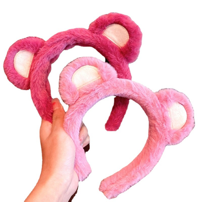 Băng Đô Cài Tóc Rửa Mặt Họa Tiết Hoạt Hình Phong Cách Hàn Quốc