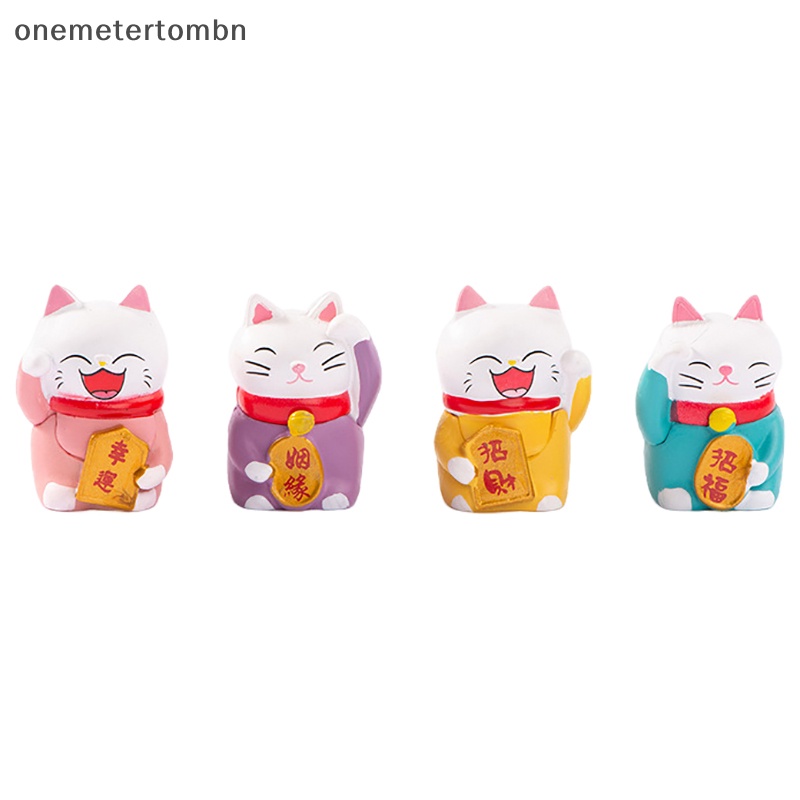 Đồ trang trí Chú Mèo May Mắn mini Trang Trí
