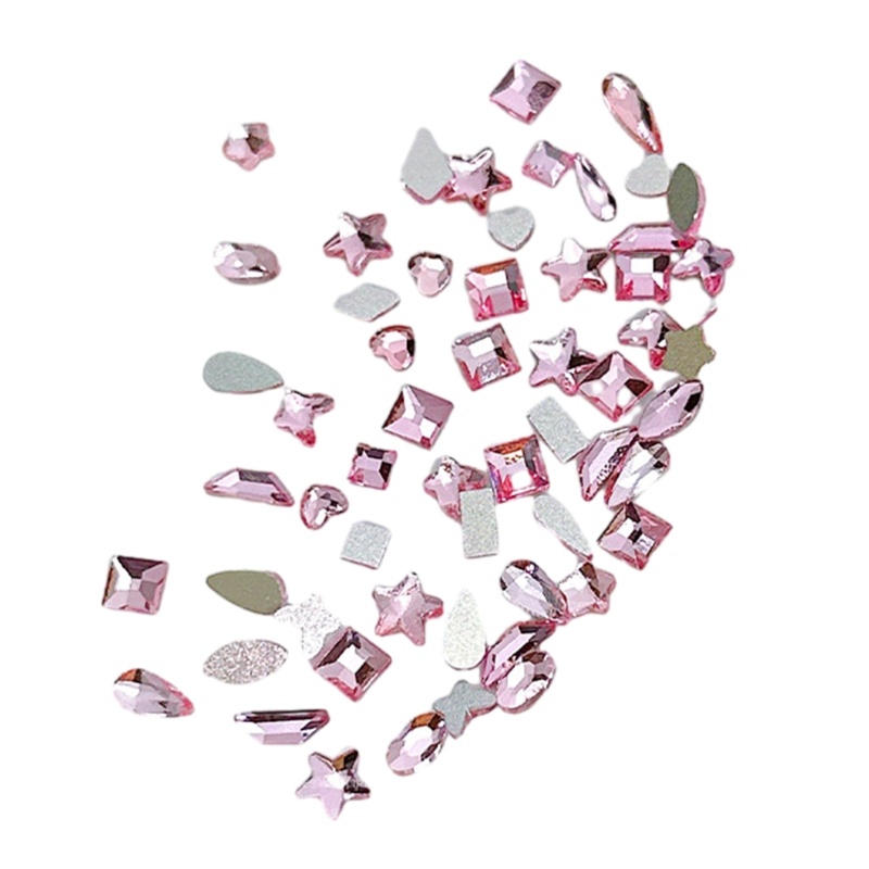 Set 100 Hạt Pha Lê 3d mini Đính Móng Nghệ Thuật charms