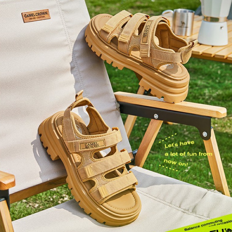 Cameljeans Giày sandal đi biển thể thao dành cho nữ L23M525048