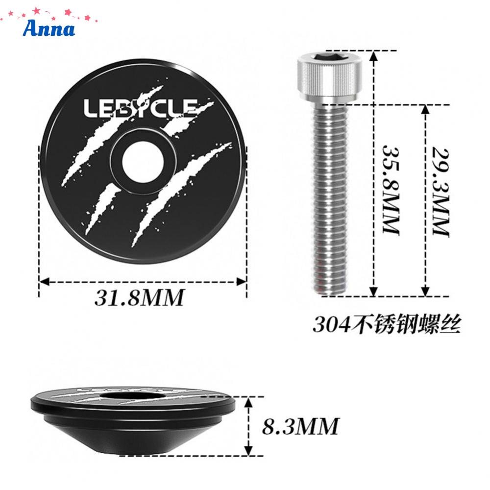 Cap for Aluminum Alloy MTB Bicycle Stem Anodized Surface Lightweight and Durable
