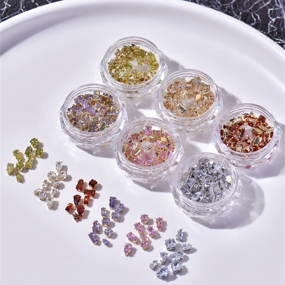 ♕ 20 chiếc Nail Art Claw Trang sức kim cương Giọt nước Hình mắt ngựa Kim cương Zircon Mũi khoan siêu flash Trang trí móng tay Công cụ làm móng tay cho cửa hàng làm móng UPBEST