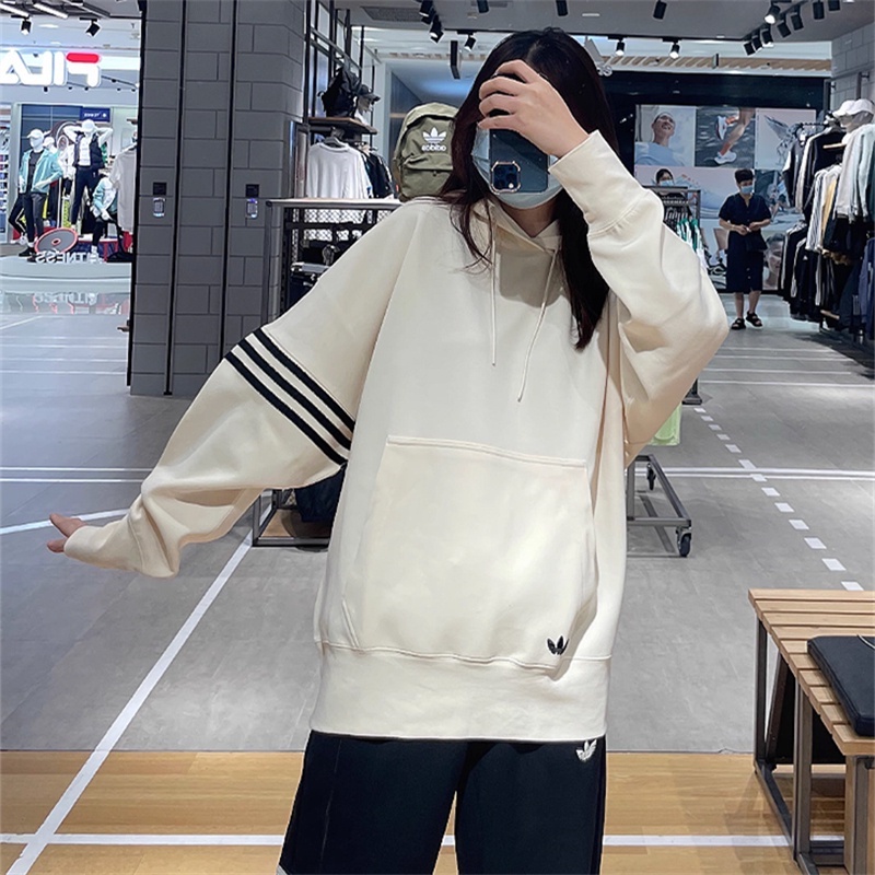 Áo hoodie adidas unisex hm1870 / hm1871 Phong Cách Thể Thao Đơn Giản