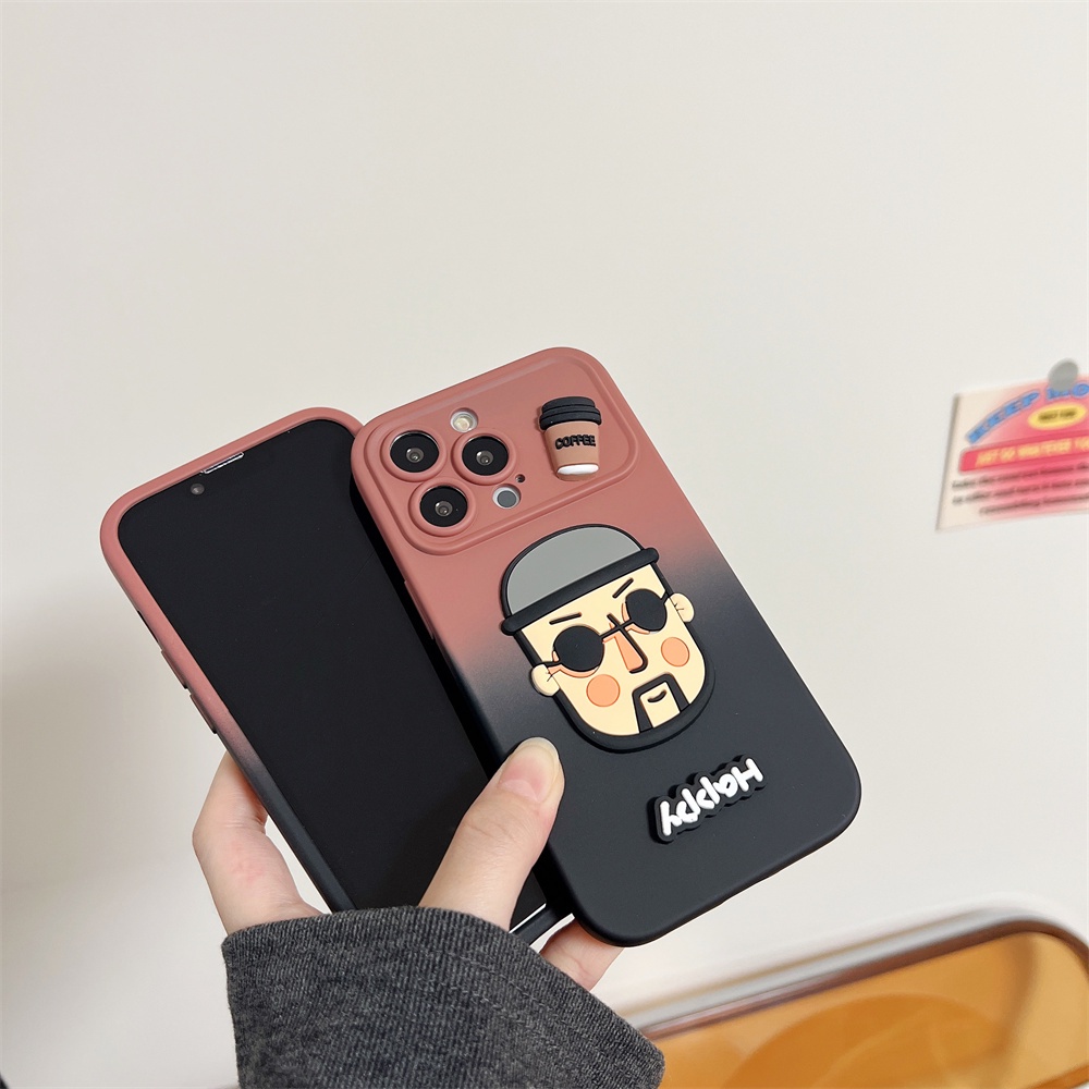 Ốp Điện Thoại Họa Tiết Cô Cậu Bé Đeo Kính Râm Cho xiaomi 13 10 10s 11 pro lite 12 12x 12s ultra redmi k30 k40 k50 k60