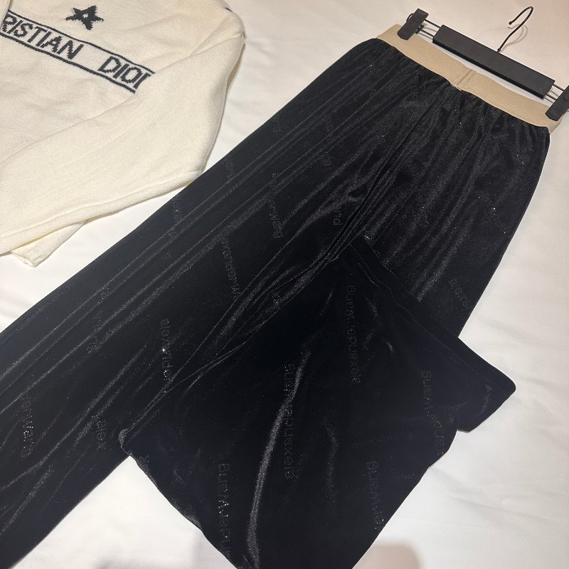 ❤️❤️Hàng Có Sẵn! ❤️❤️ Quần Dài Nữ Chất Liệu Nhung Co Giãn Mẫu Mới 2023