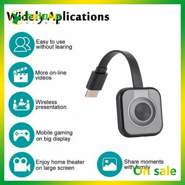 Bộ Chuyển Đổi Màn Hình Máy Chiếu Di Động Không Dây Độ Phân Giải Caohalo w13 hdmi Kết Nối wifi Cho Điện Thoại Di Động / Máy Tính