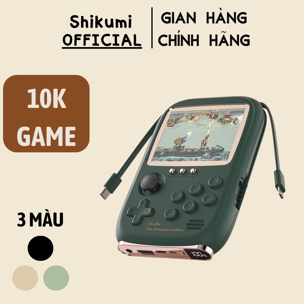 ( BẢN MỚI V3 KẾT NỐI TIVI ) Máy chơi game Shikumi- G7 ProV3  - Giả lập GBA, GBC, MD, Neogeo, CPS 1-2 , FC....