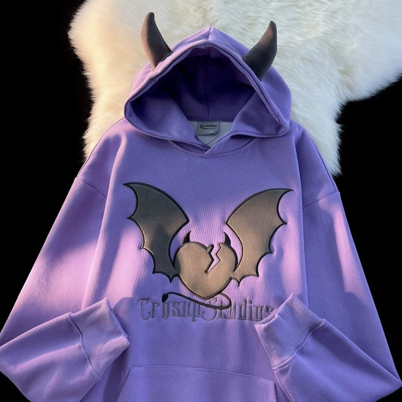 Áo Hoodie Có Thêu Hình Thời Trang Phong Cách Cho Nam / Nữ