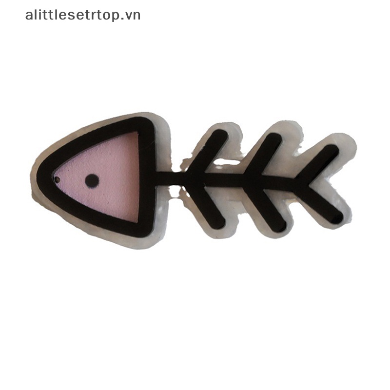 Alittlesetrtop 1 Kẹp Tóc Hình Xương Cá Nhỏ Xinh Vui Nhộn Thời Trang Cho Nữ