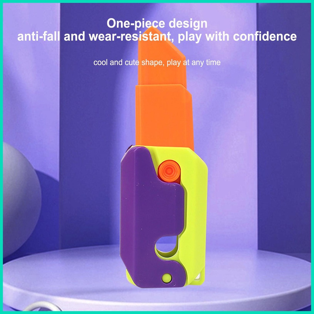 Đồ Chơi Nắn Bóp Đàn Hồi Giảm stress Hình Dao 3d