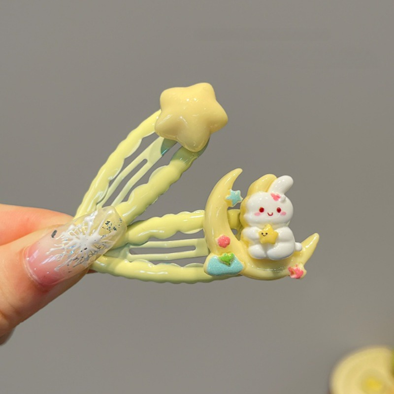 1 Kẹp Tóc Hình Thỏ Dễ Thương Cho Bé Gái