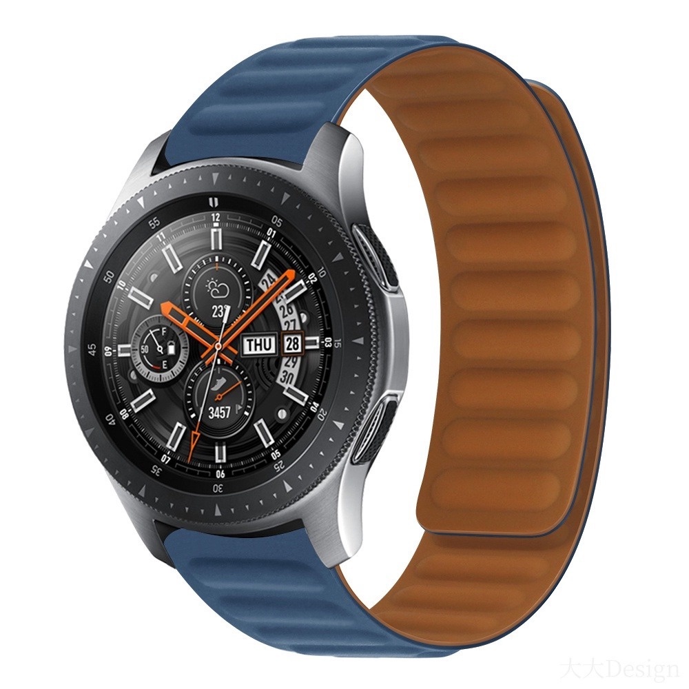 SAMSUNG Dây Đeo Silicon Từ Tính 20mm 22mm 42mm 46mm Galaxy Watch 3 4 45mm 41mm Dành Cho Đồng Hồ Thông Minh Huawei Amazfi