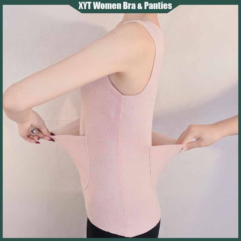 Áo Không Tay Giữ Ấm Hai Túi Size m-3xl Dành Cho Nữ 40-85kg