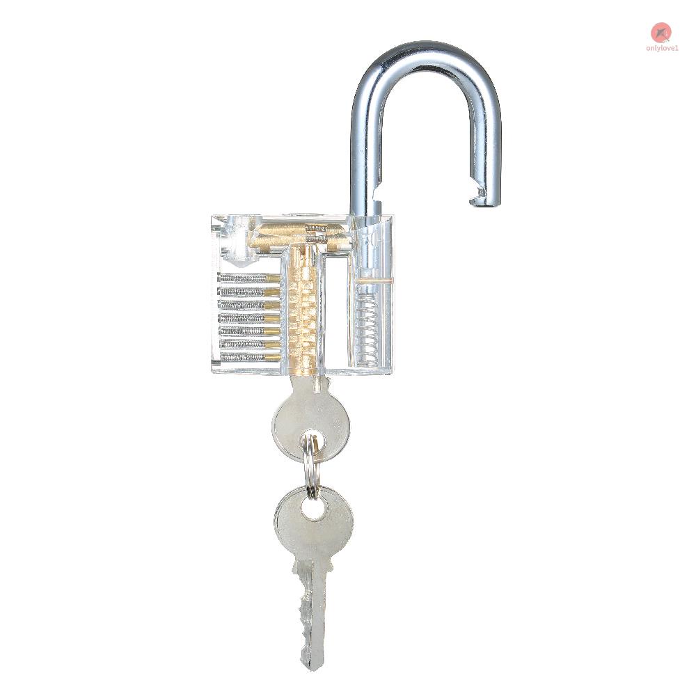Bộ Dụng Cụ Tập Mở Khóa Trong Suốt Cho Người Mới Bắt Đầu
