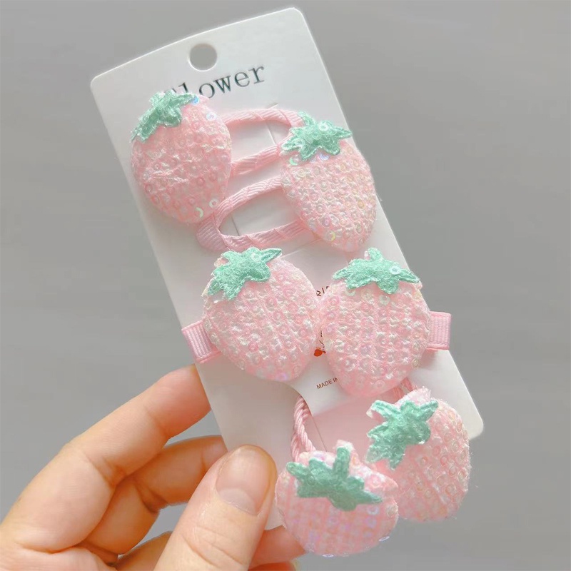 Kẹp Tóc Hình Trái Cây Dễ Thương Cho Mẹ Và Bé