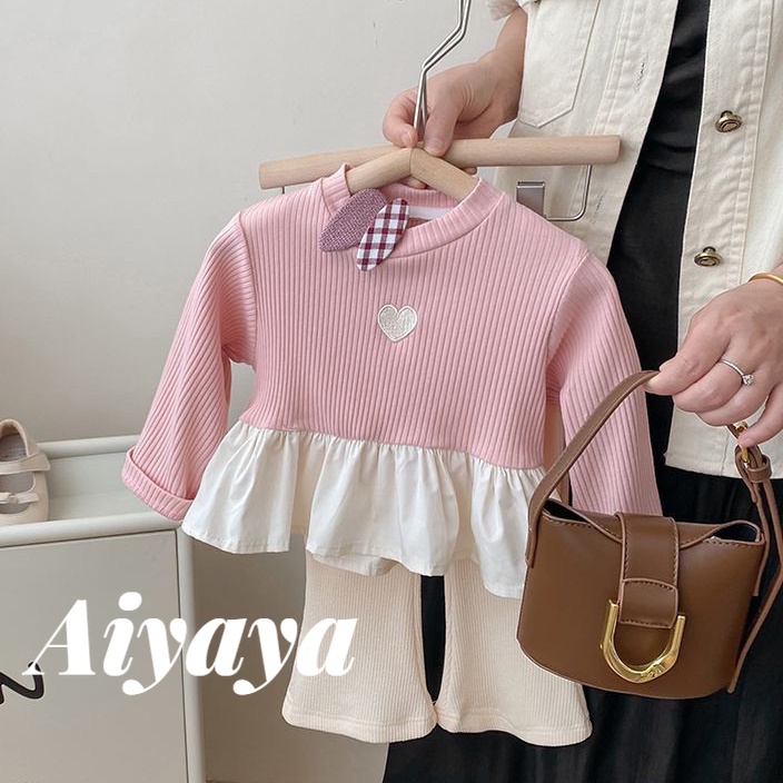 Aiyaya Áo Ren Hàn Quốc Thời Trang Xuân Thu Cho Bé Gái (893)