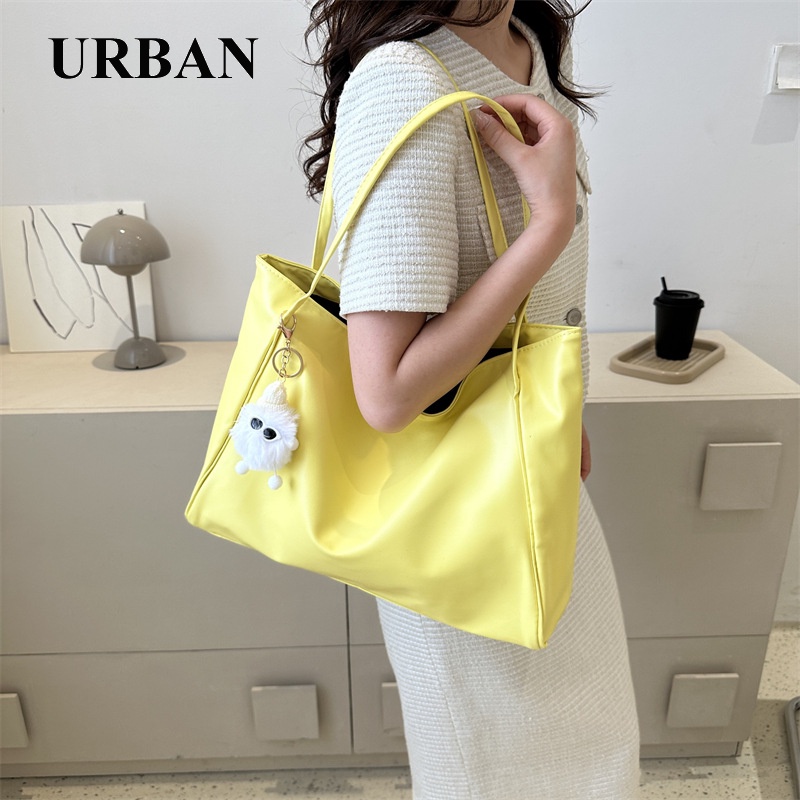 URBAN túi xách nữ tote công sở văn phòng to đeo vai đi học đi làm 2023NEW Quyến rũ Vintage Korean  thích hợp sử dụng hàng ngày GTT23A00M4 42Z231018