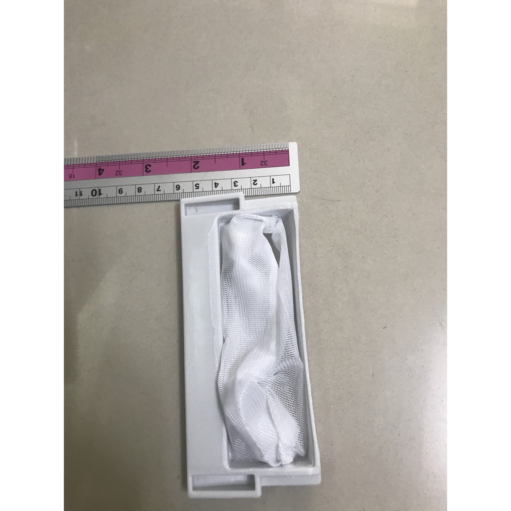 Túi lọc rác máy giặt SANYO, lưới lọc sơ vải máy giặt Sany ơ 5.6x13.5 cm hàng Xịn