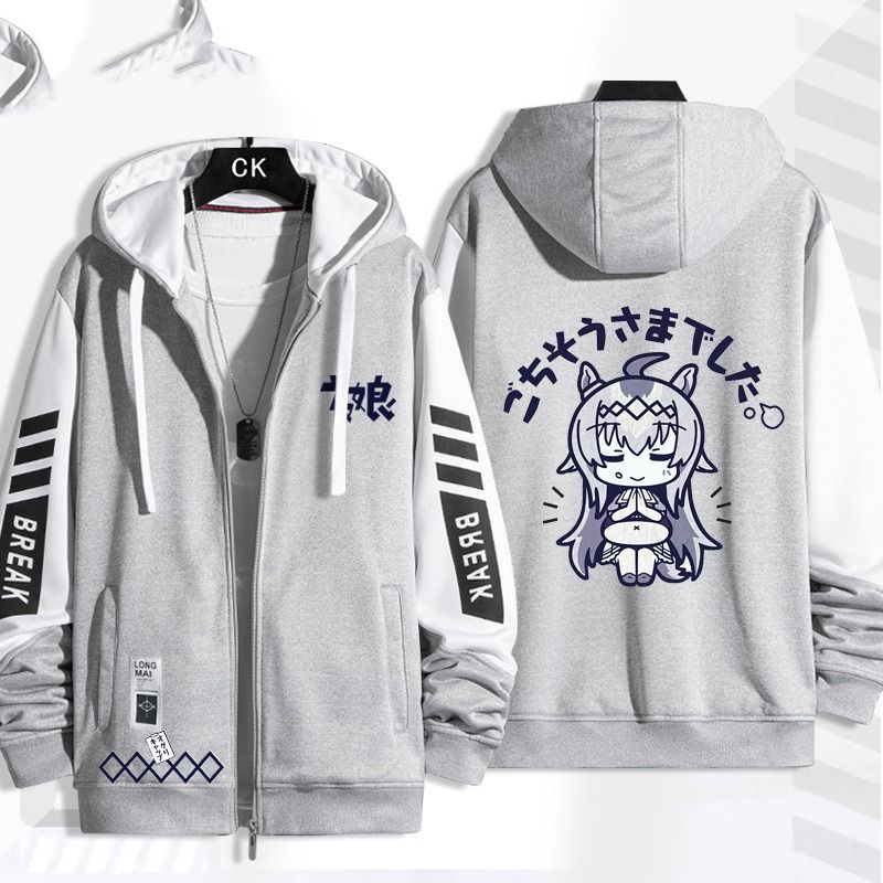 Rozaliya Áo Khoác cardigan Hai Chiều Họa Tiết anime Thời Trang Xuân Thu