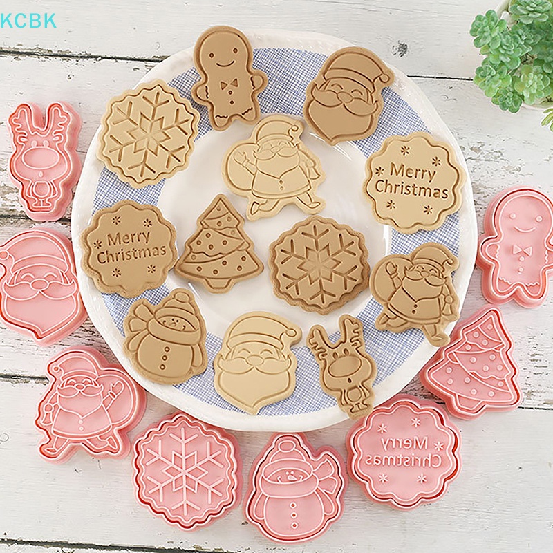 Khuôn Nhựa Làm Bánh Quy 3d Chủ Đề Giáng Sinh