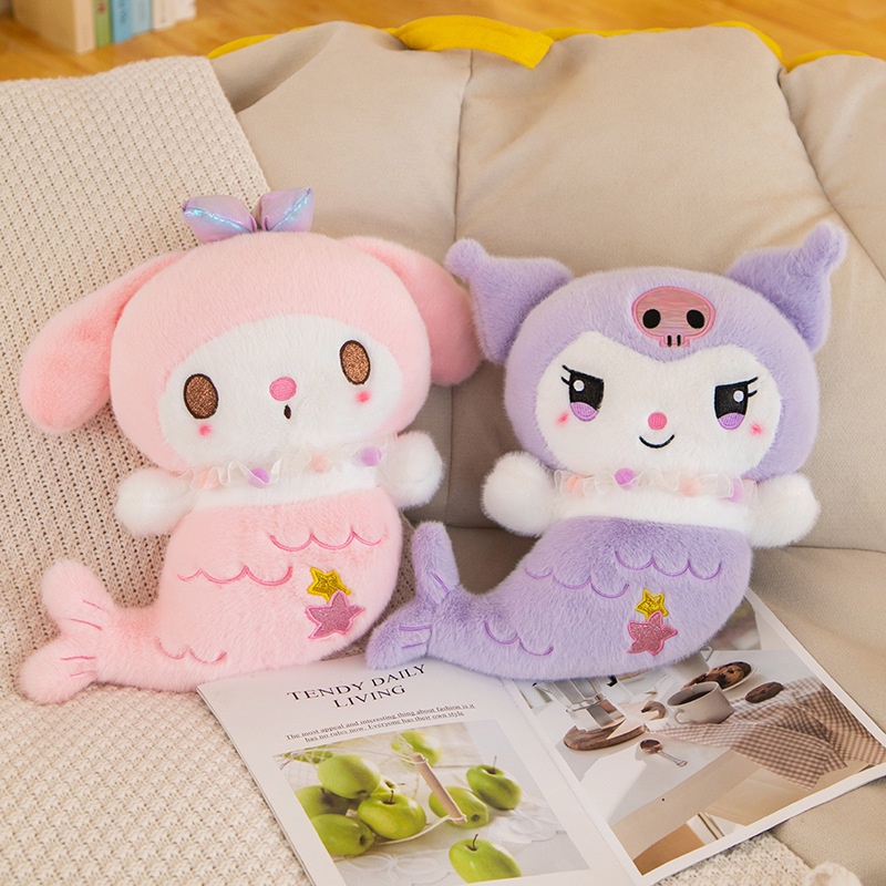 SANRIO Nàng Tiên Cá Nhồi Bông ere1 60cm Trang Trí Nhà Cửa