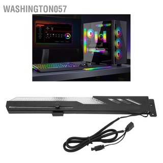 Washington057 Giá đỡ GPU ARGB 3Pin 4Pin trượt có thể điều chỉnh cài đặt dễ dàng cho card đồ họa máy tính để bàn