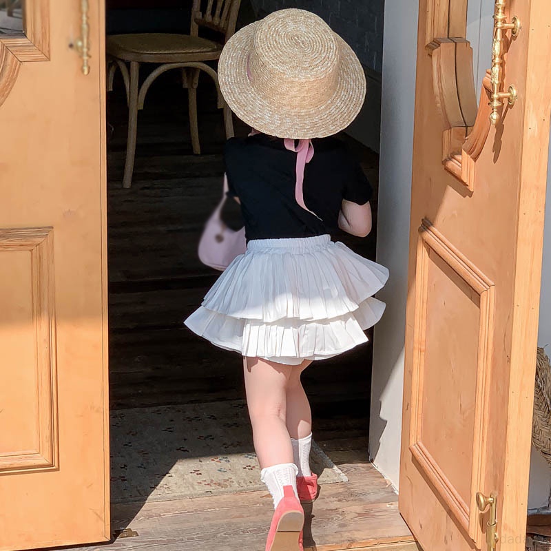 Chân Váy Xếp Tầng Phong Cách Công Chúa Dễ Thương Thời Trang Mùa Hè Cho Bé Gái
