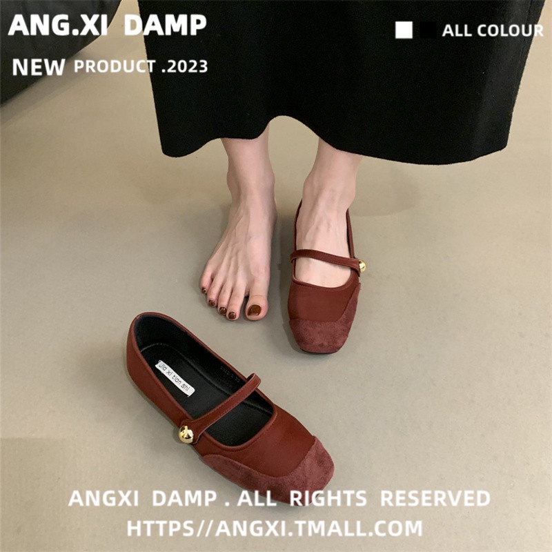 Giày Búp Bê Đế Bằng Mềm Mại Phong Cách Hàn Quốc Thời Trang Mùa Thu 2023 Cho Nữ