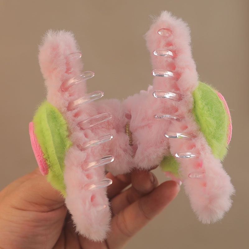 Dễ Thương Kẹp Tóc Hình Cá Mập Nhồi Bông Đáng Yêu Cho Bé Gái