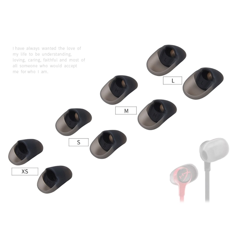 Excila Earplug Eartips Mũ tai silicon mềm cho tai nghe HyperX Cloud 2 Earcaps