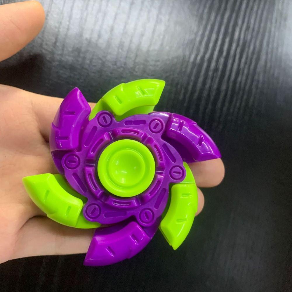 Con Quay Đồ Chơi Fidget spinner 3d MàU Xanh Lá BằNg NhựA GiúP GiảM Stress
