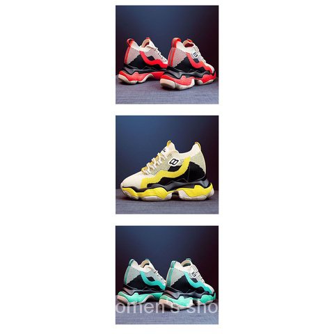 Giày Sneaker Đế Dày Phối Lưới Thời Trang 2023 Cho Nữ
