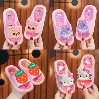 Hellokitty Dép đi biển Họa Tiết Hello Kitty Thời Trang Mùa Hè Cho Bé Gái
