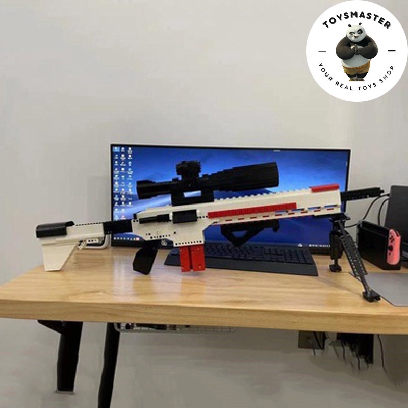 Đồ Chơi Lắp Ráp Kiểu LEGO Súng Mô Hình PUBG G28 MOC Với 2000+ Mảnh Ghép,Bản Thiết Kế Tiêu Chuẩn