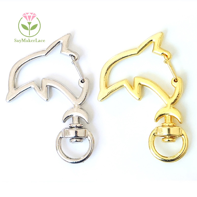 Set 10 móc khóa SayMakerLace hình tôm hùm/ mèo/ trăng/ sao dễ thương 8mm diy