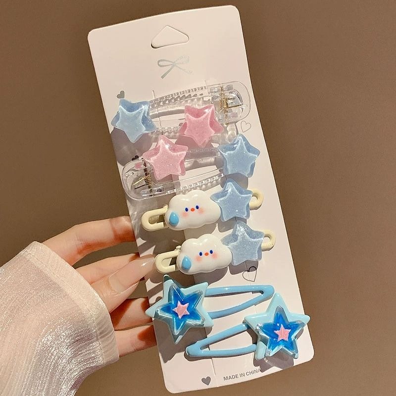 Kẹp Tóc Ngôi Sao Nhiều Màu Sắc Dễ Thương Xinh Xắn y2k dopamine