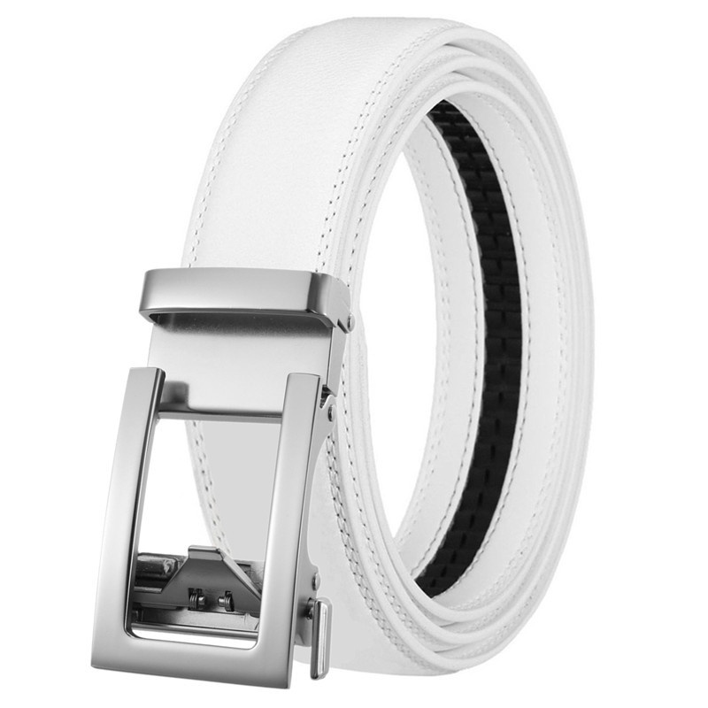 Mới Thắt Lưng Da Bò Khóa Hợp Kim Tự Động Thời Trang Cho Nam