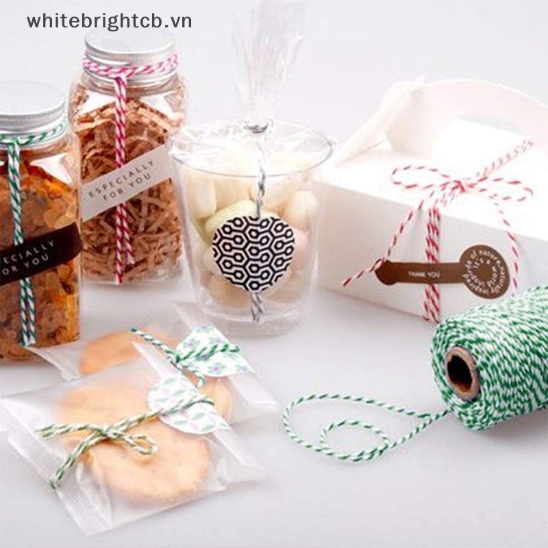 Cuộn Dây Thừng cotton 100m Dùng Gói Quà Giáng Sinh