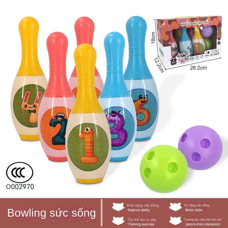 Bộ Đồ Chơi bowling Trong Nhà / Ngoài Trời Vui Nhộn Cho Bé