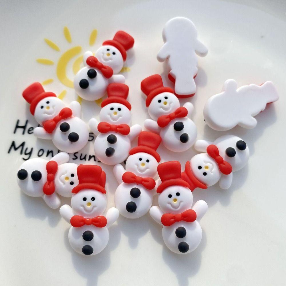 Mxmusty Set 20 Phụ Kiện Trang Trí Móng Tay Nghệ Thuật Bằng Nhựa resin Họa Tiết Hoạt Hình Cây Thông Giáng Sinh Ba Chiều Phát Sáng Dành Cho Bạn Nữ