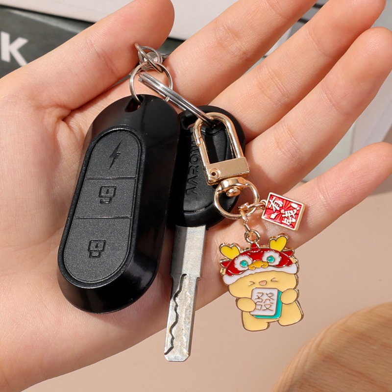 Móc Chìa Khóa Năm Mới Trung Hoa Sáng Tạo Có Tua Rua Rồng / Móc Khóa Ba Lô Cắm Trại / Du Lịch / Leo Núi