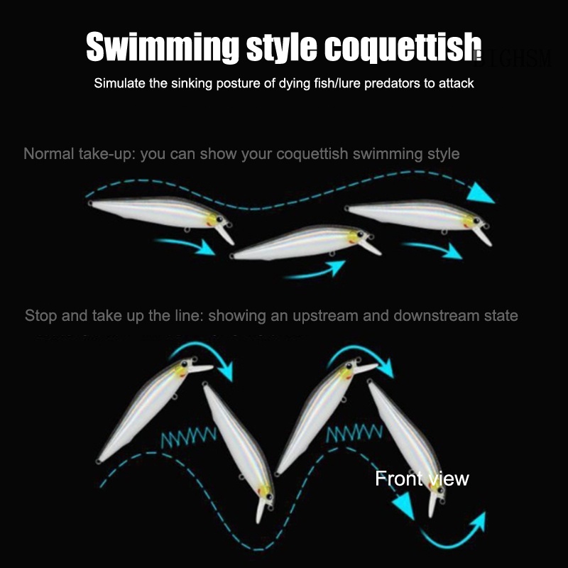 Bighsm Mồi Câu Cá Giả luya Màu Bạc Chuyên Dụng skk