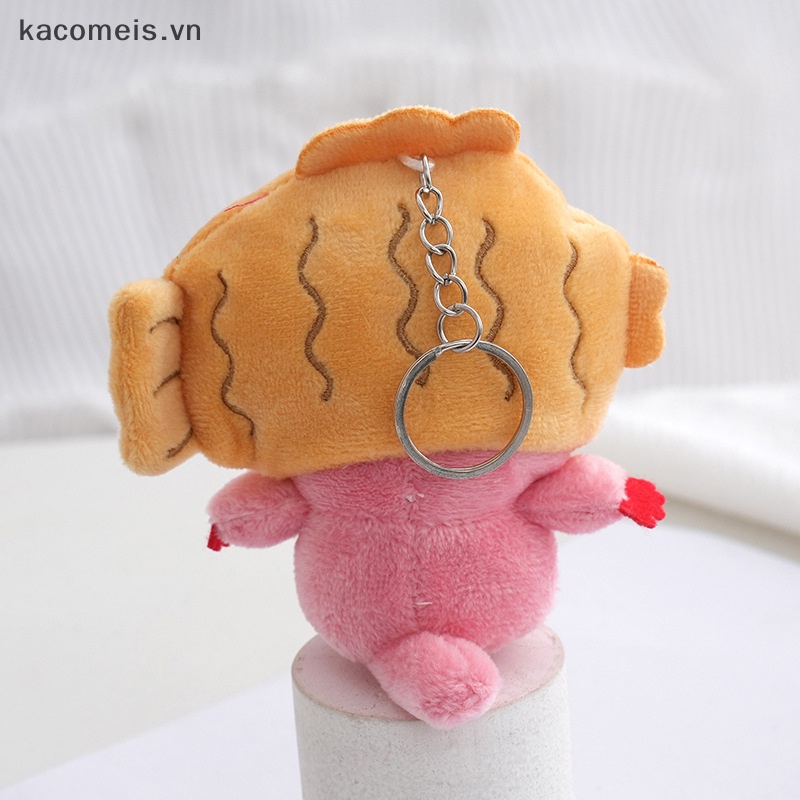 Thú Nhồi Bông Hình Búp Bê Hoạt Hình Đội Nón Tháo Rời Được Trang Trí Túi Xách vn