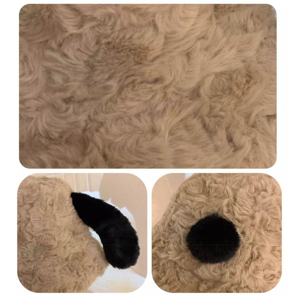 Nón Tai Bèo Phủ Lông Dày Dặn Giữ Ấm Hình Chú Chó Dễ Thương Thời Trang Cho Nữ